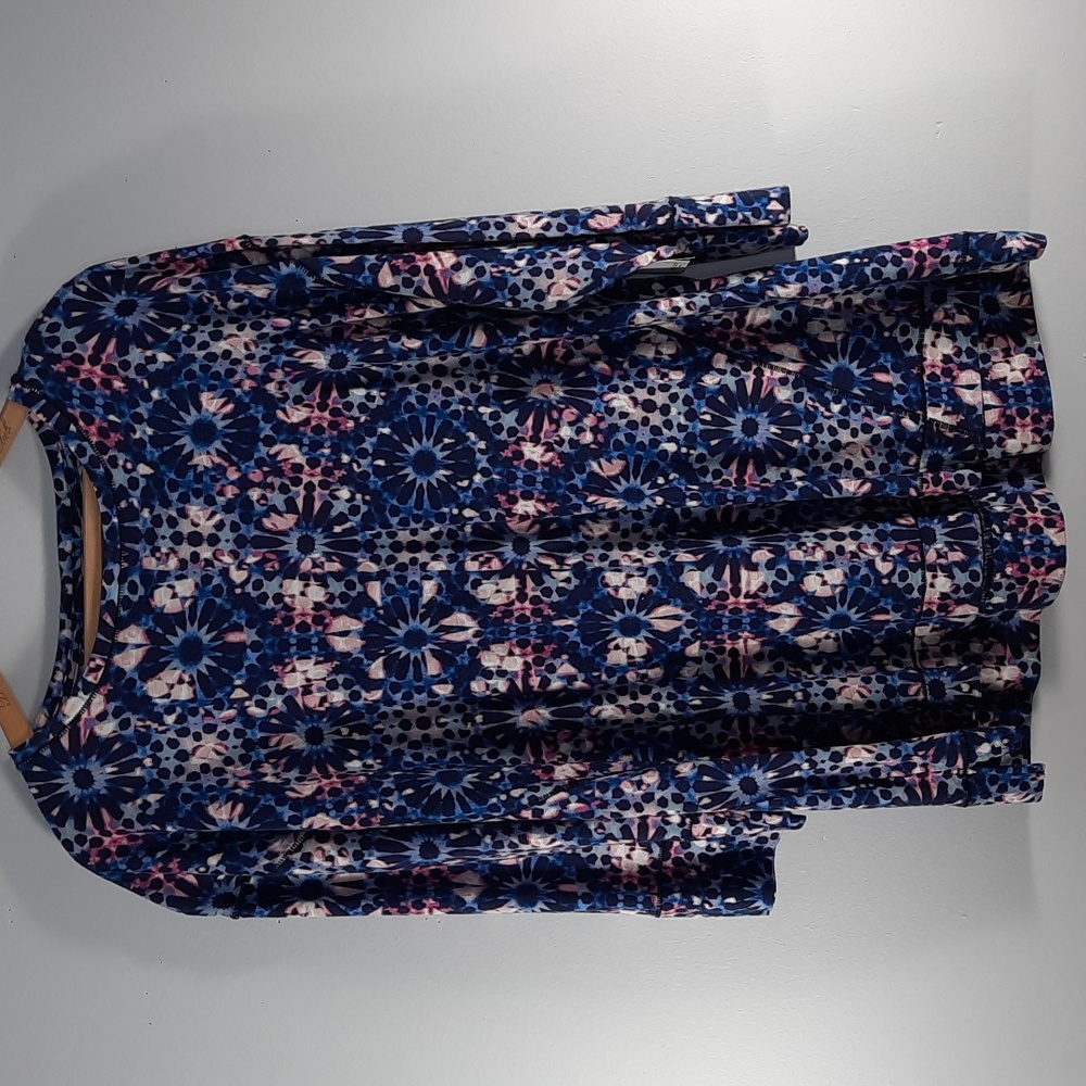 NWT WESTBOUND BLUE/PURPLE FLORAL BLOUSE SZ 1X